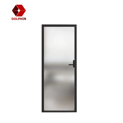 Room Double Glass Aluminium Casement Door Swing Aluminum Interior Door