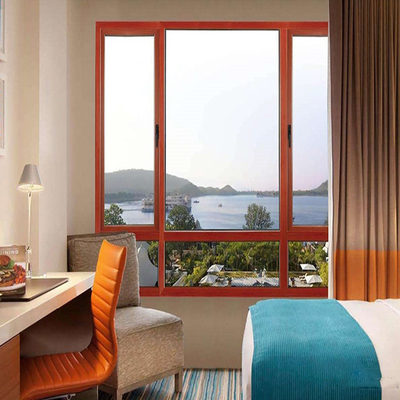 Standard Double Glazed Aluminum Tilt And Turn Windows Thermal Break Aluminium Windows Frosted Glass Casement Windows