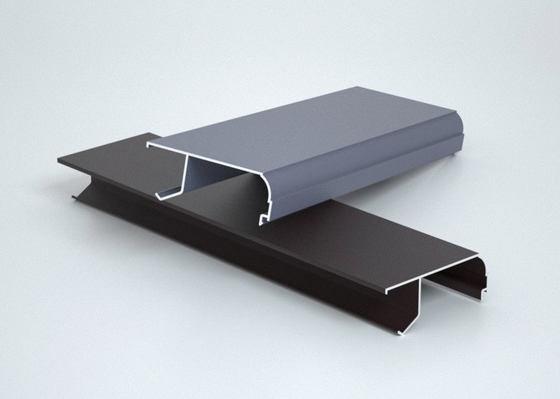 6063 6063A Aluminium Window Profiles Powder Coated Scratch Resistant